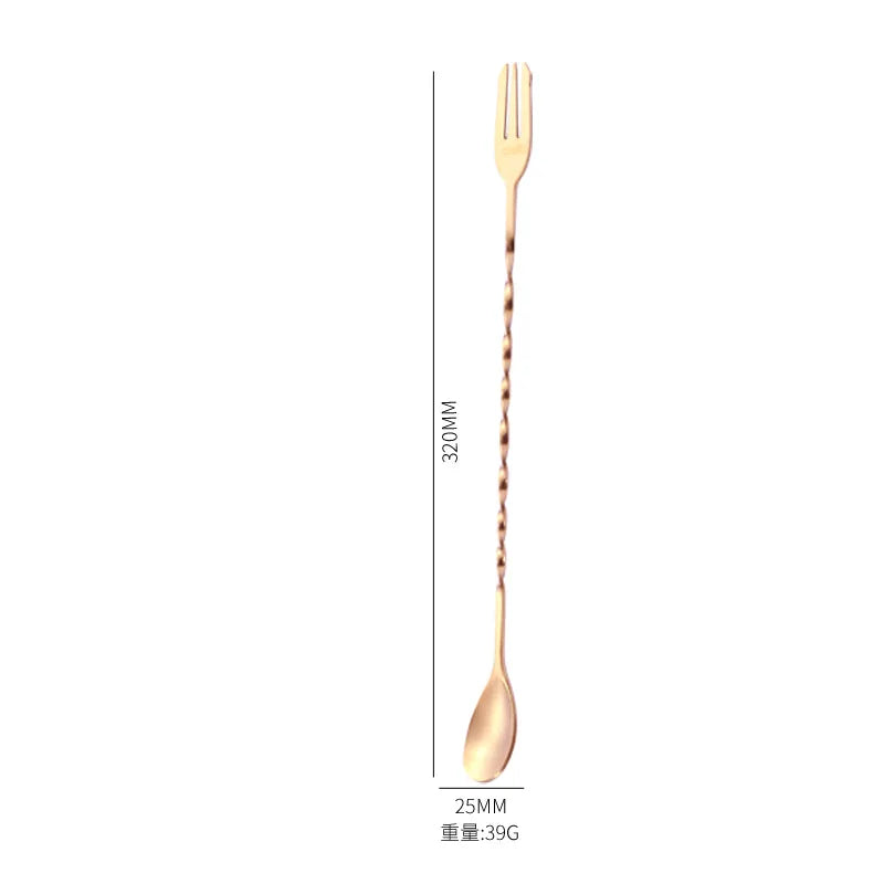 TwistMaster: Spiral Long Handled Cocktail Stirrer