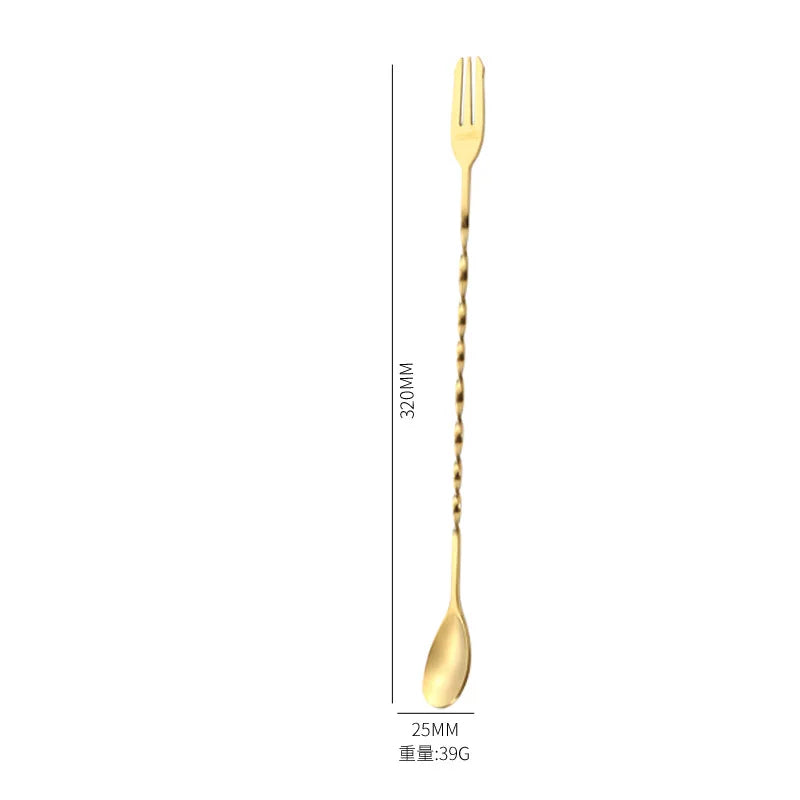 TwistMaster: Spiral Long Handled Cocktail Stirrer