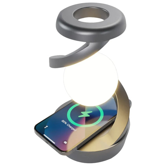 Orbella: 3D Levitating Moon Lamp with Wireless Phone Charger