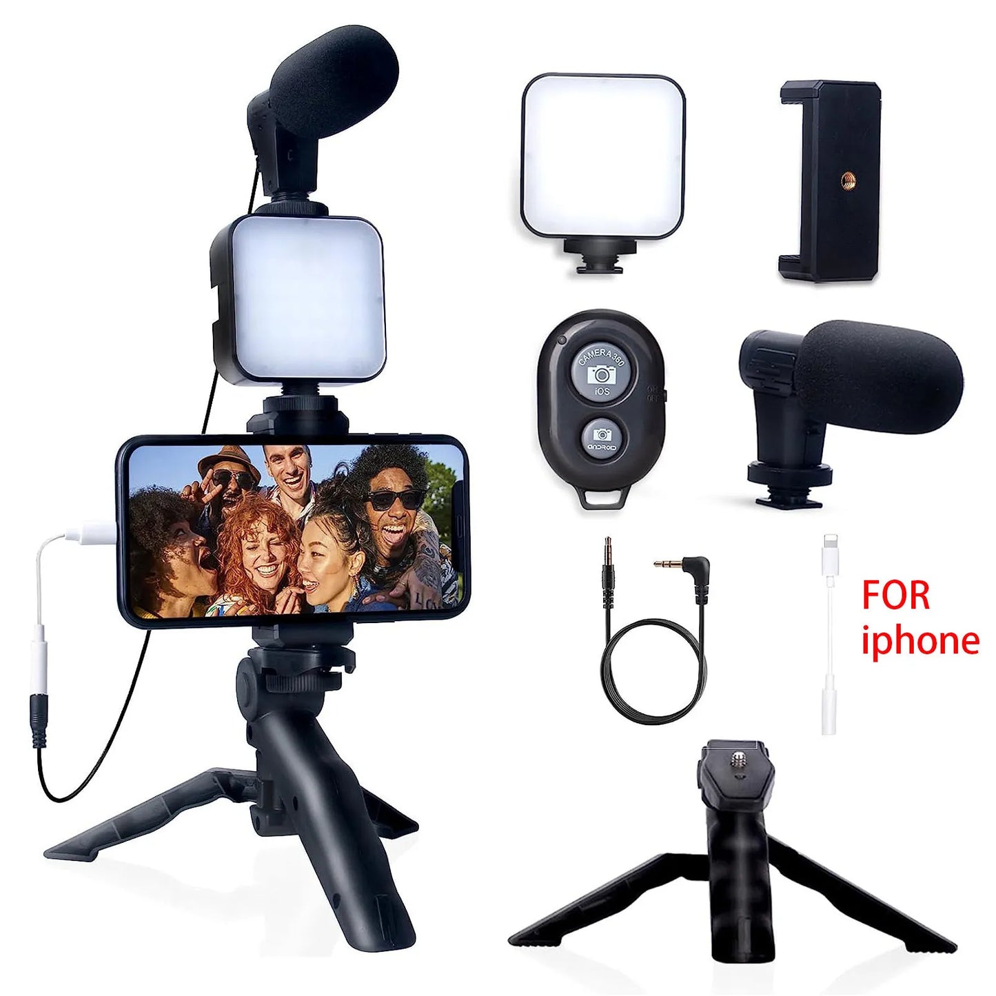 InstaVibe: Premium Smartphone Vlogging Kit for iPhone & Android