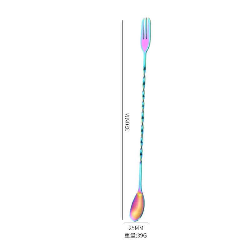 TwistMaster: Spiral Long Handled Cocktail Stirrer