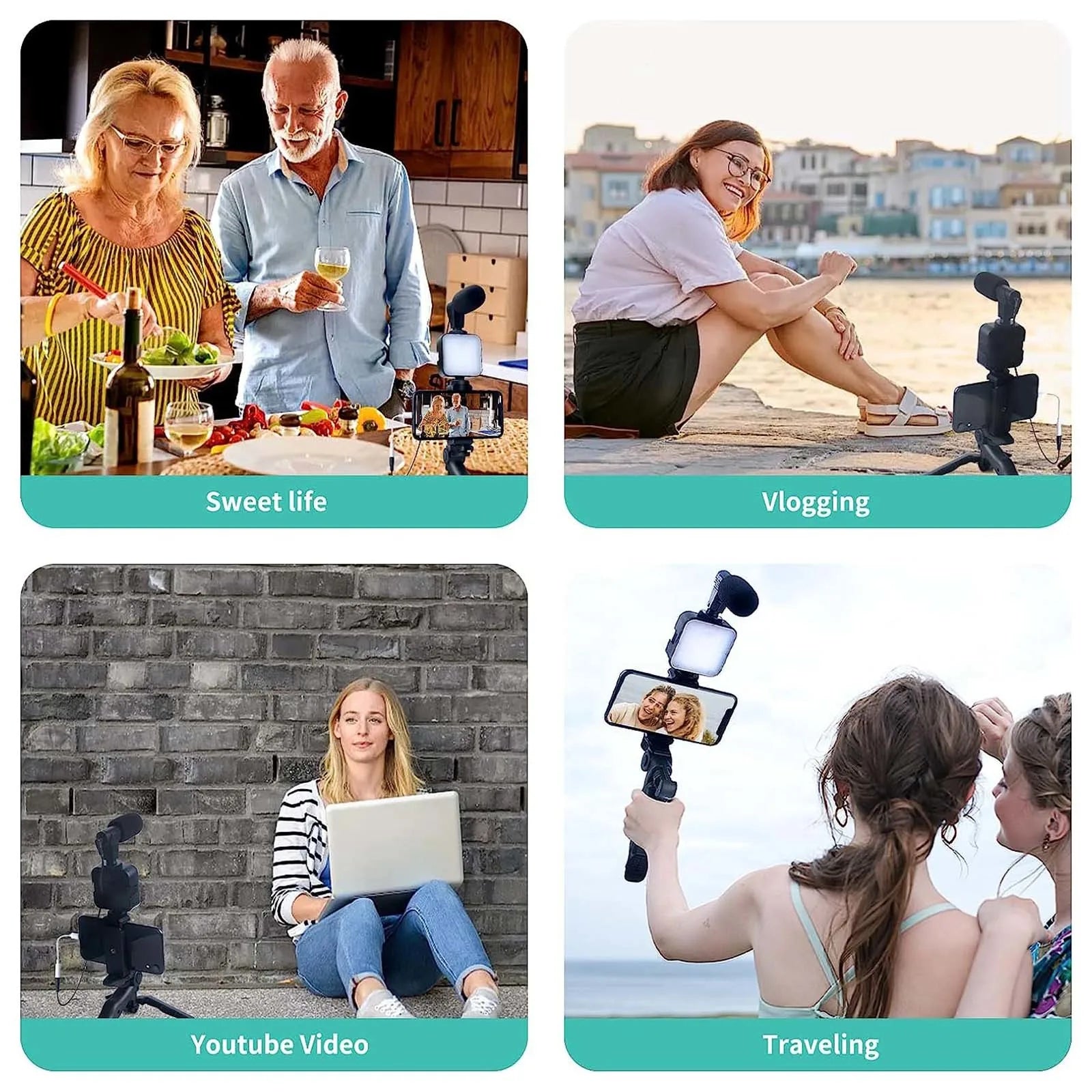 InstaVibe: Premium Smartphone Vlogging Kit for iPhone & Android