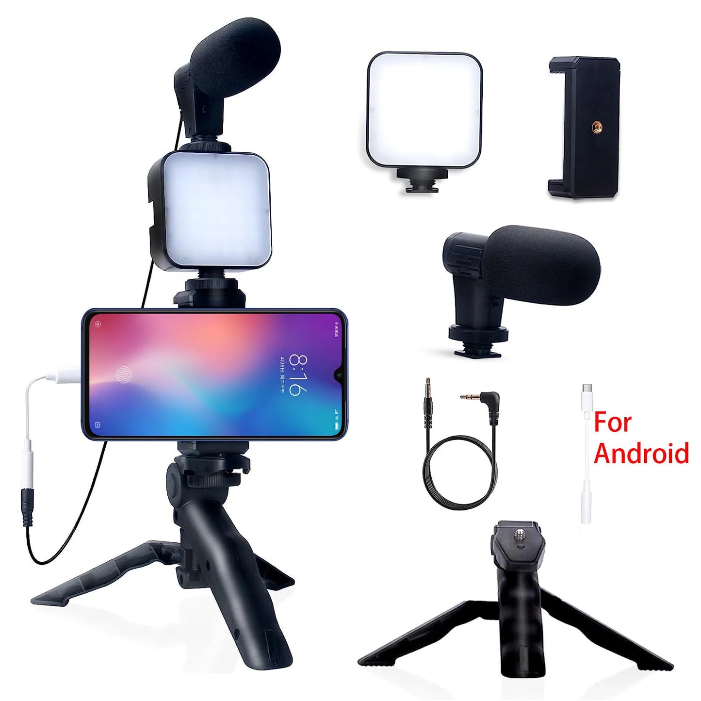 InstaVibe: Premium Smartphone Vlogging Kit for iPhone & Android