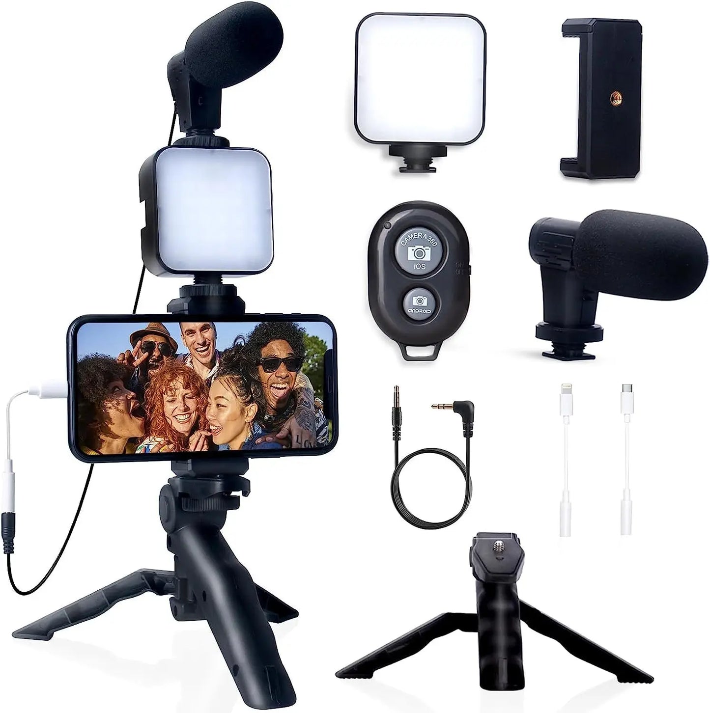 InstaVibe: Premium Smartphone Vlogging Kit for iPhone & Android