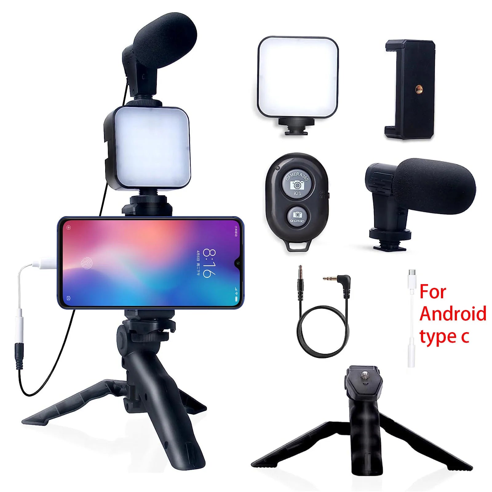 InstaVibe: Premium Smartphone Vlogging Kit for iPhone & Android