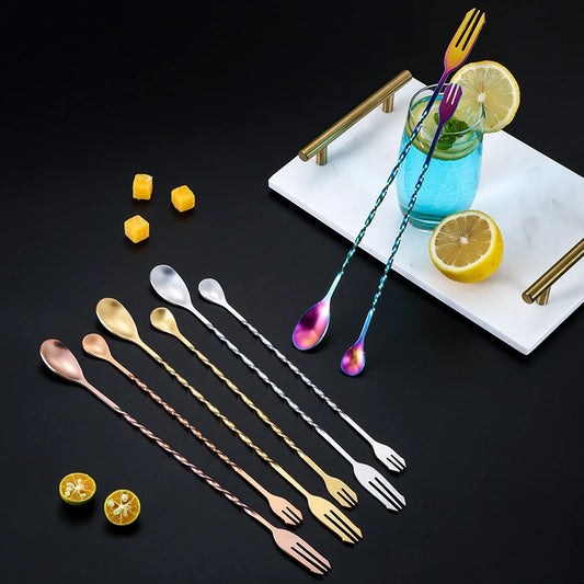 TwistMaster: Spiral Long Handled Cocktail Stirrer